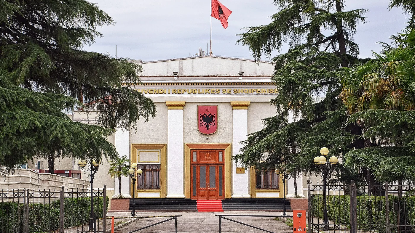 The National Assembly of Albania in Tirana
