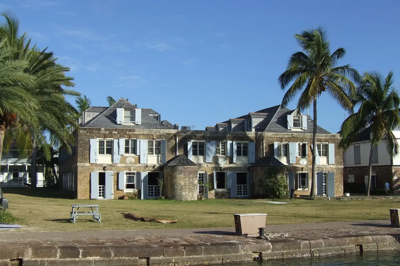 Georgian stone buildings at Nelson's Dockyard, Antigua