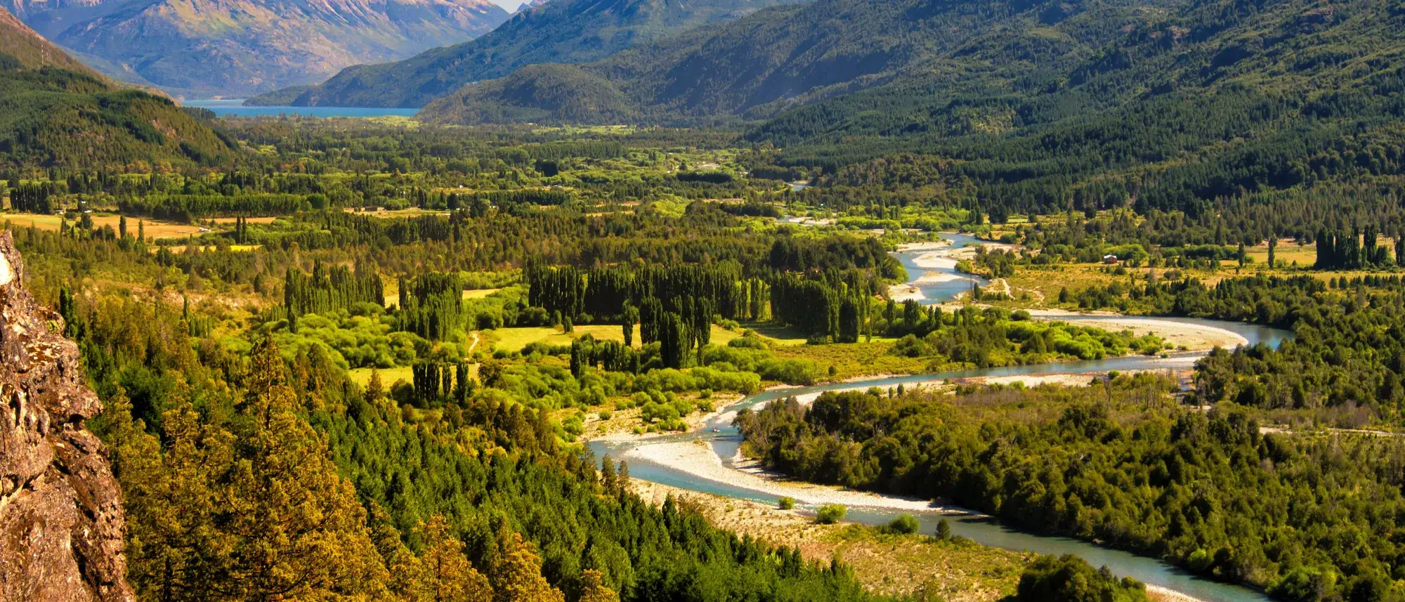 A river valley in Patagonia, Argentina