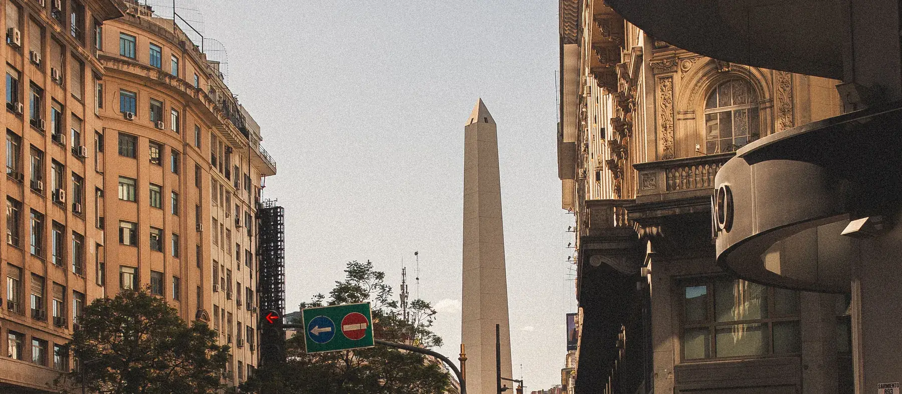 The Obelisco and central Buenos Aires