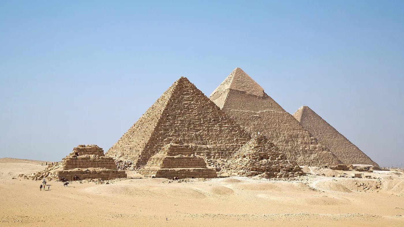 The pyramids of Giza