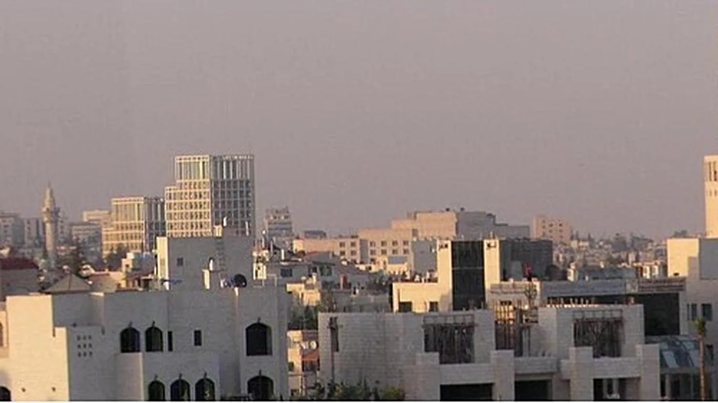 The Abdali district and the skyline of Amman, Jordan