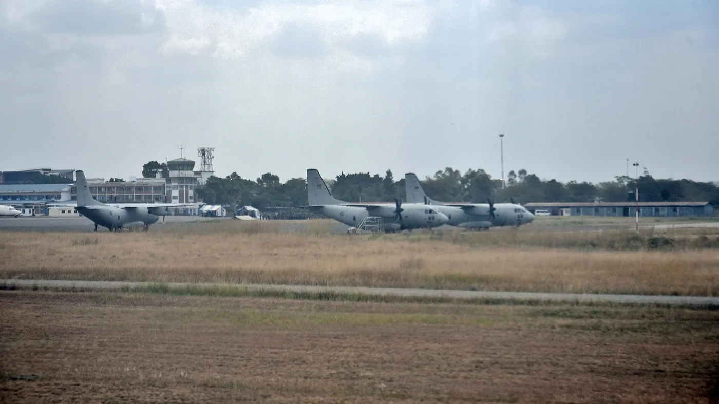 Aircraft at Jomo Kenyatta International Airport, Nairobi