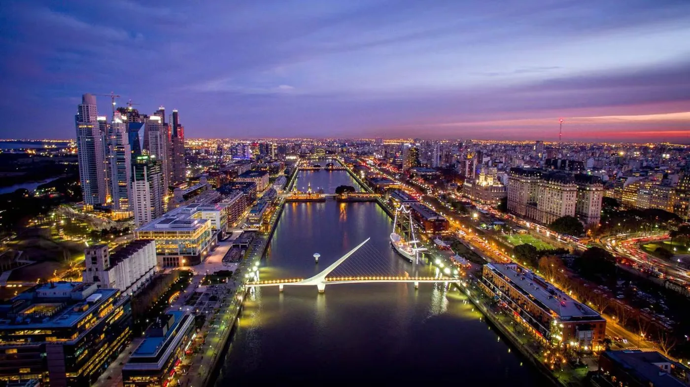 Buenos Aires at dusk
