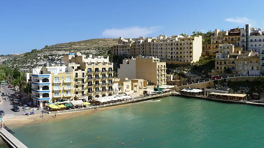 Xlendi Bay on the island of Gozo, Malta