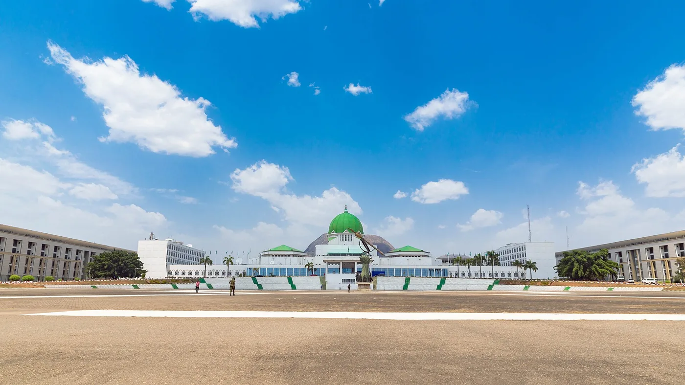 The National Assembly Complex in Abuja, seat of Nigeria's federal legislature
