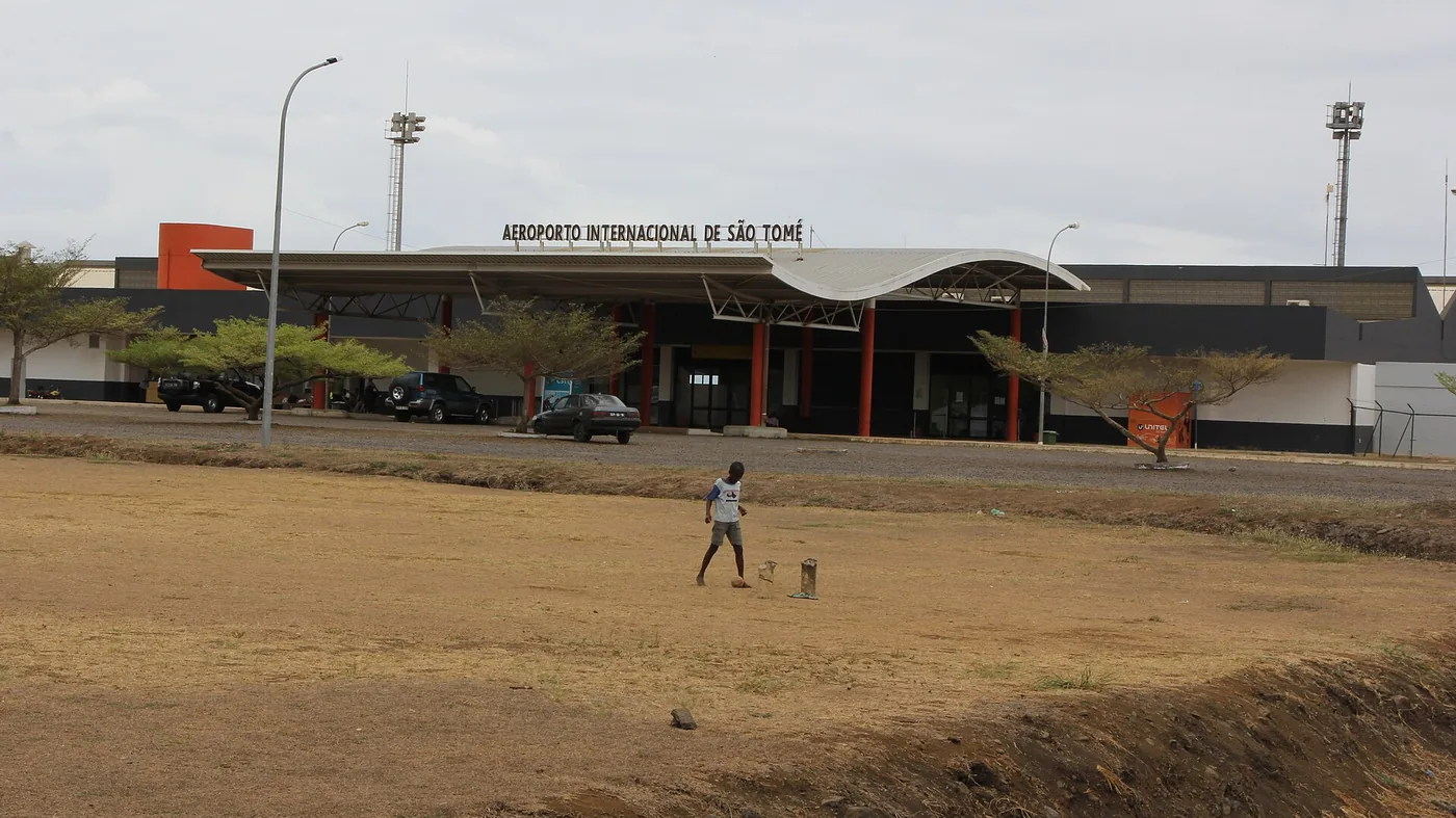 The terminal building at São Tomé International Airport