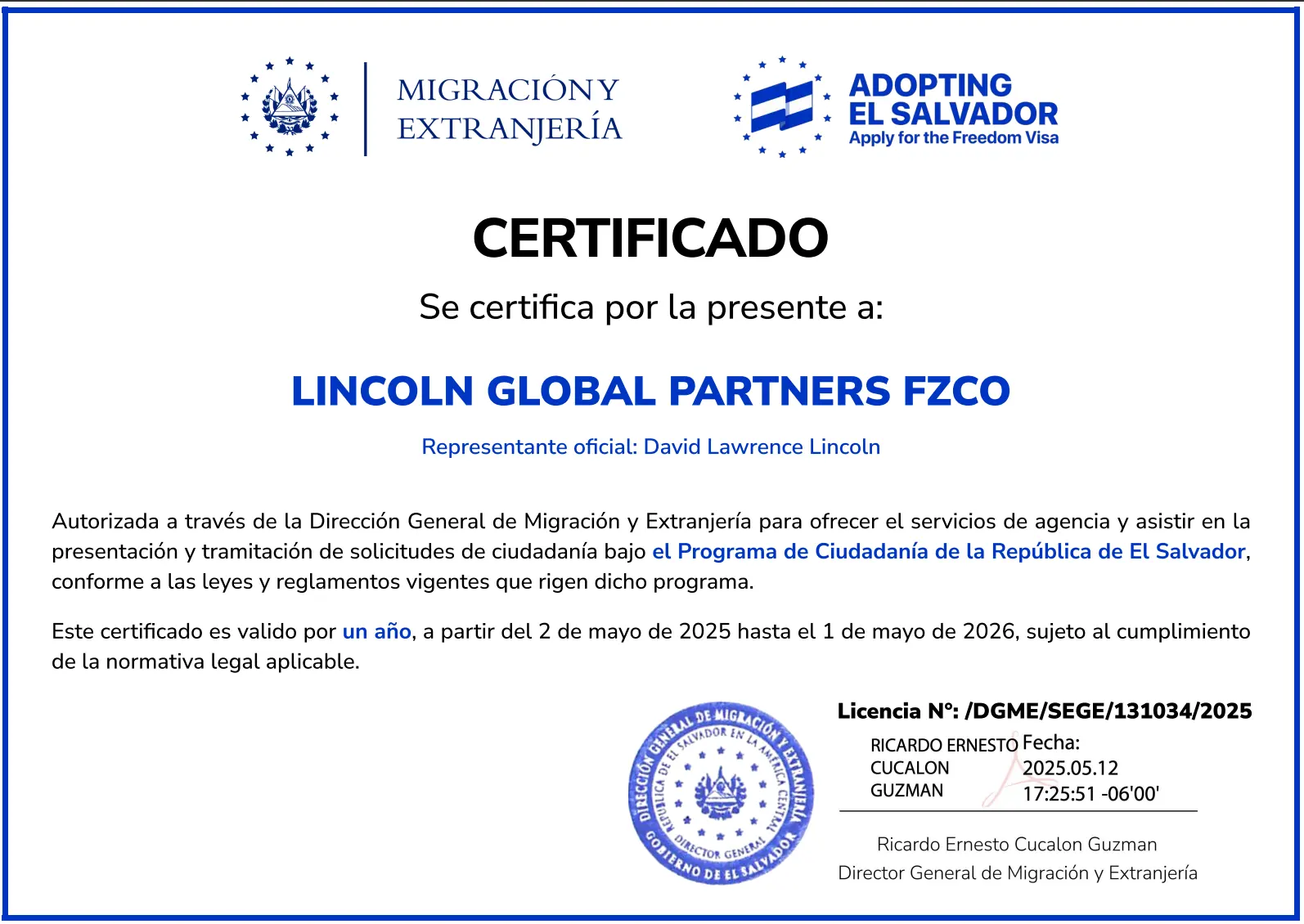 El Salvador Citizenship By Investment Licensed Marketing Agents